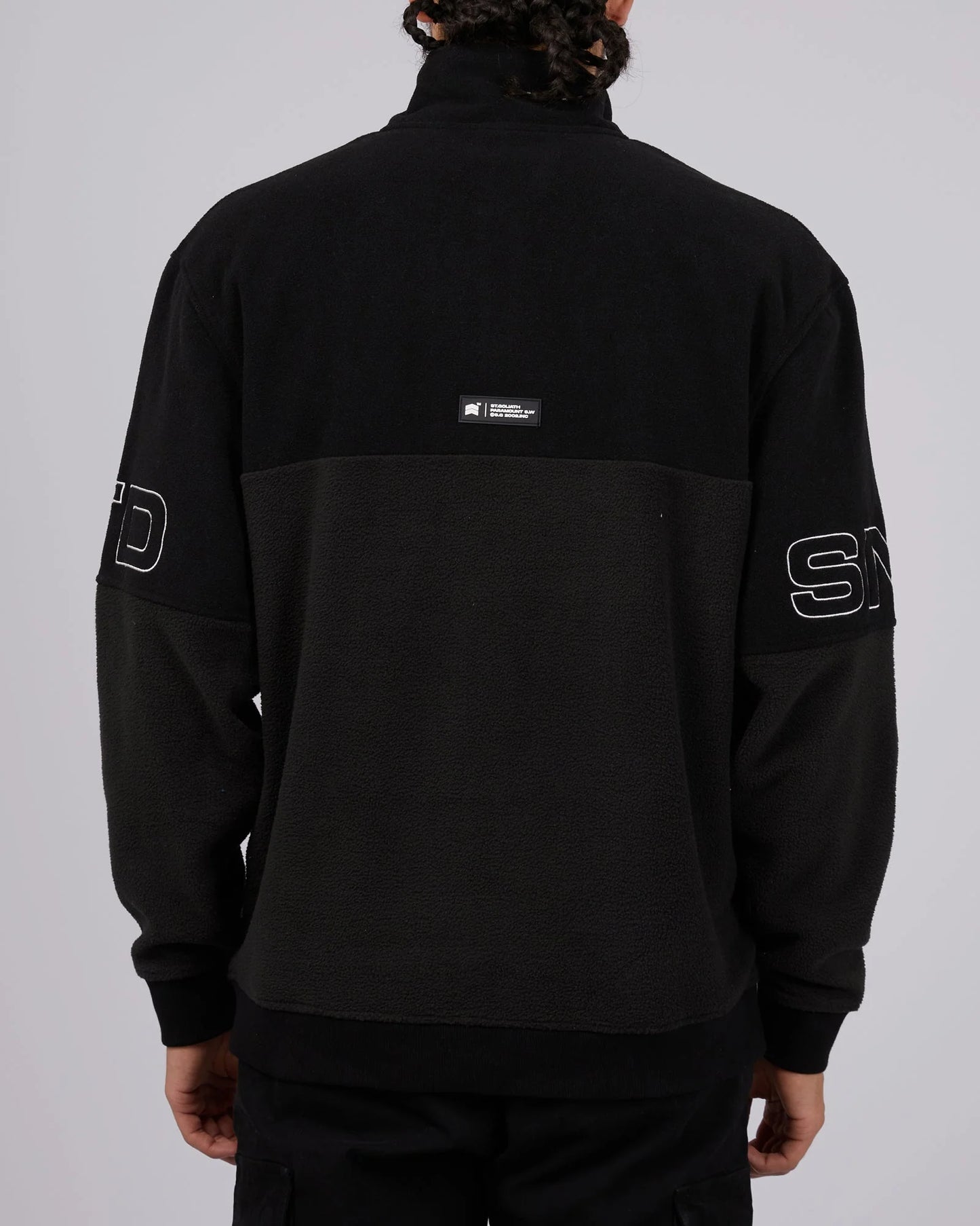 ST GOLIATH POLAR QTR ZIP BLACK