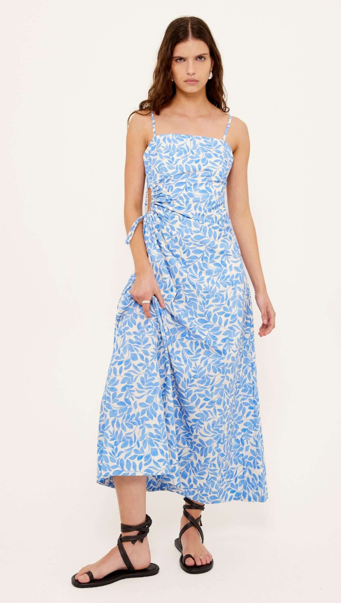 Staple The Label Solea Cutout Maxi Dress | Blue Leaf