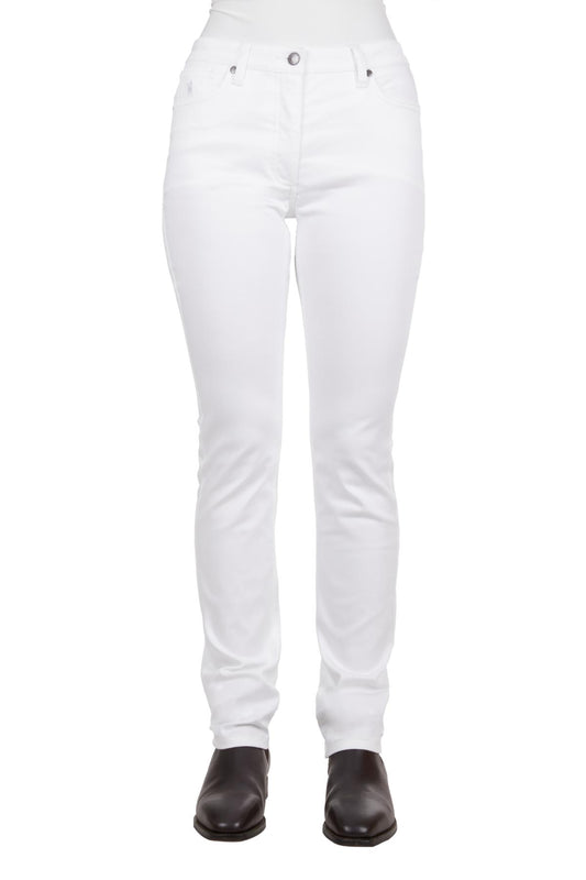 THOMAS COOK WOMENS SUZIE SLIMMER LEG JEAN WHITE