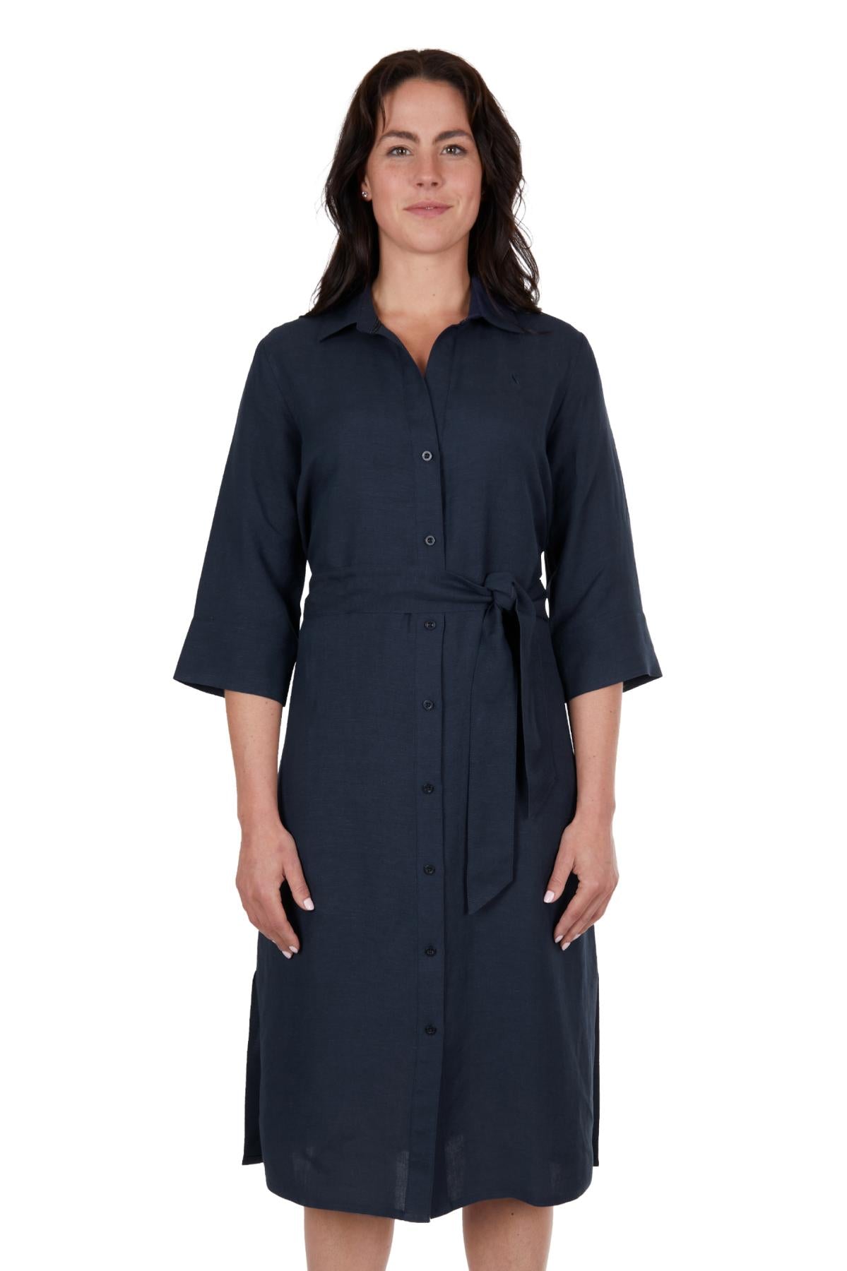 THOMAS COOK HALENA SHIRT DRESS NAVY