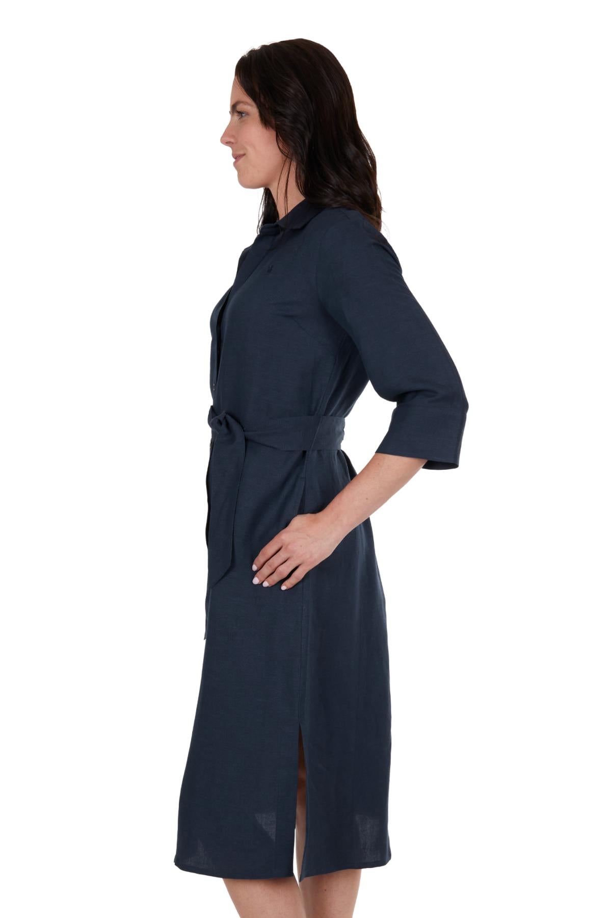 THOMAS COOK HALENA SHIRT DRESS NAVY