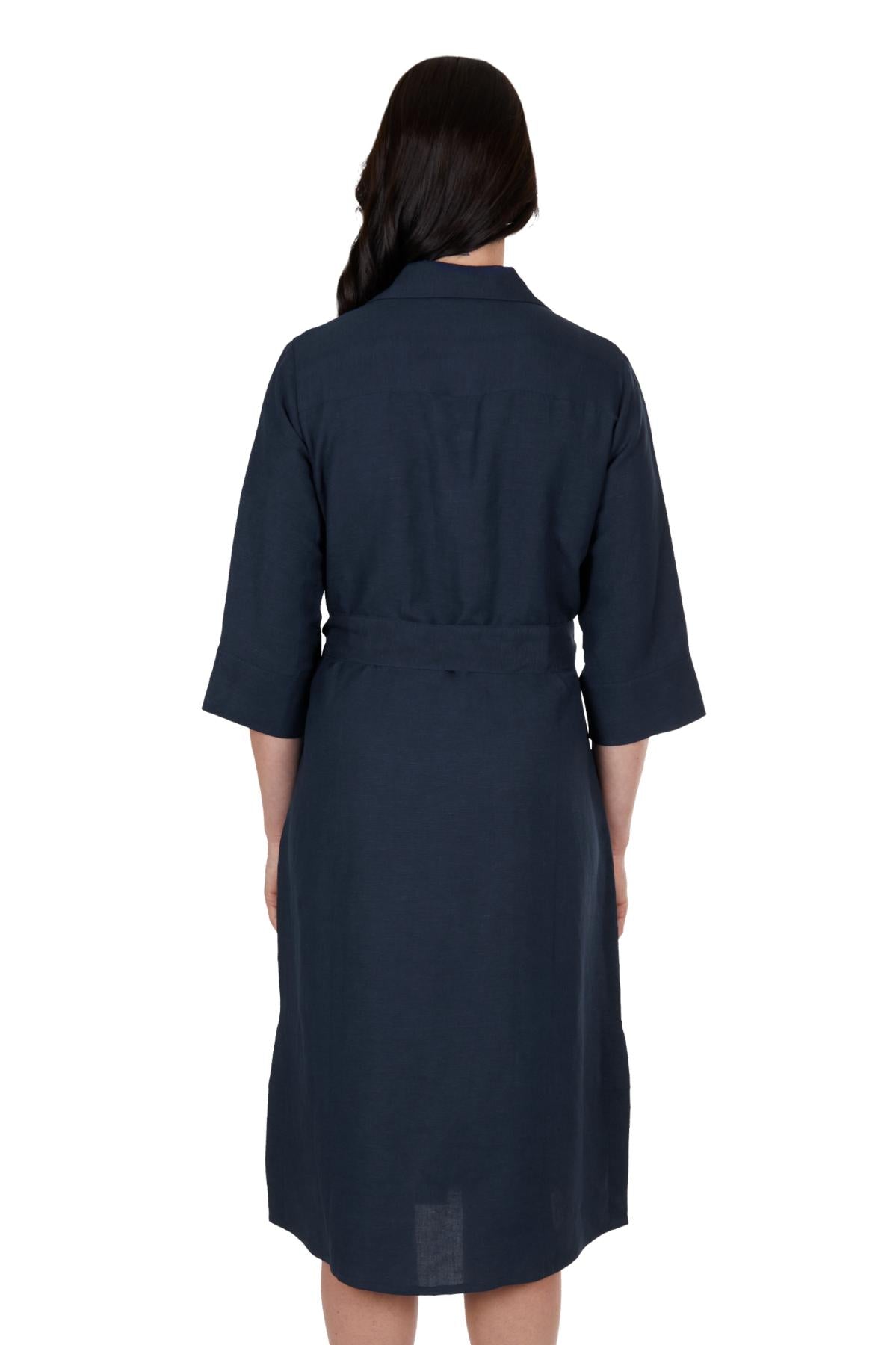 THOMAS COOK HALENA SHIRT DRESS NAVY