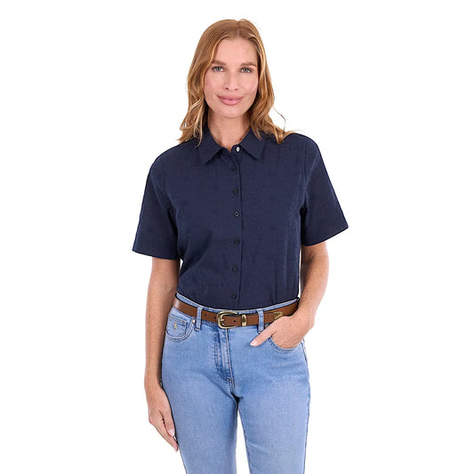 Thomas Cook Womens Rosina Short Sleeve Shirt | Navy
