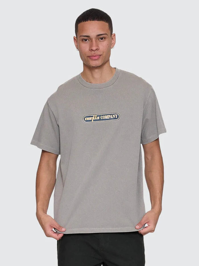 Thrills Paradise Falling Embro Merch Fit Tee | Fog