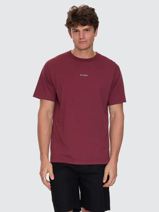 Thrills Minimal Thrills Merch Fit Tee | New Maroon