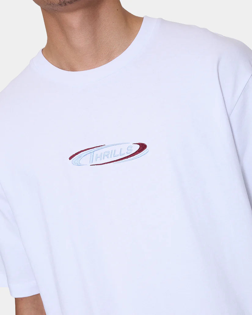 Thrills Spectral Oversize Fit Tee | White