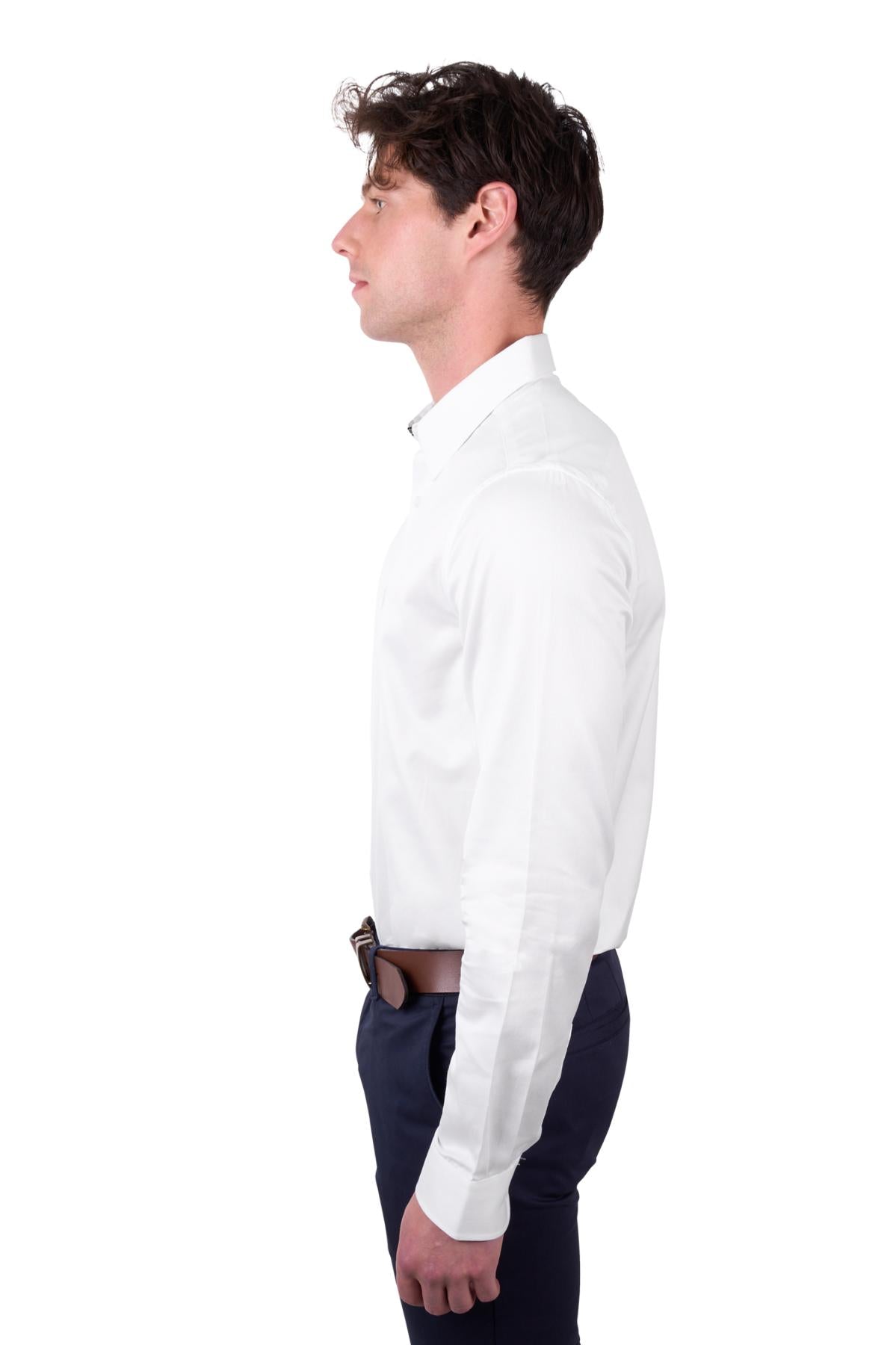 THOMAS COOK CALLUM TAILORED LS SHIRT WHITE