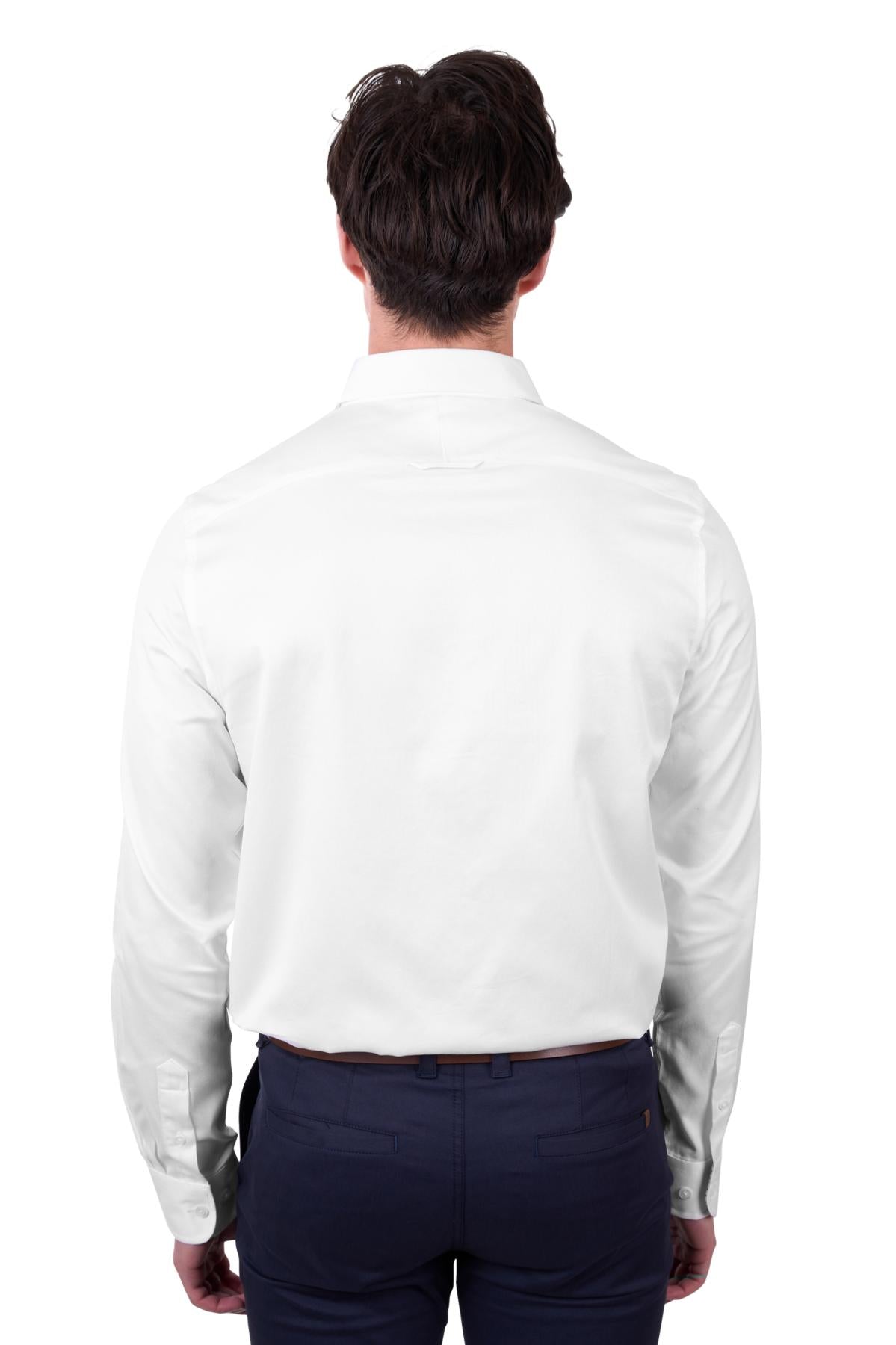 THOMAS COOK CALLUM TAILORED LS SHIRT WHITE