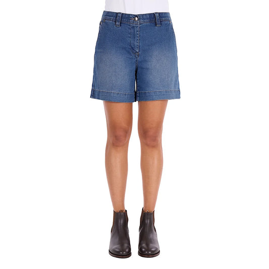 Thomas Cook Annie Denim Short | Mid Wash