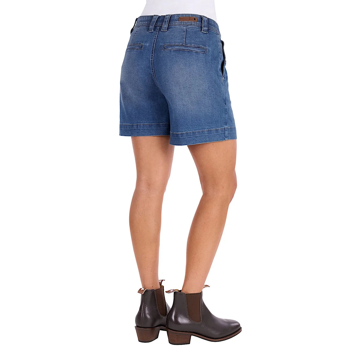 Thomas Cook Annie Denim Short | Mid Wash