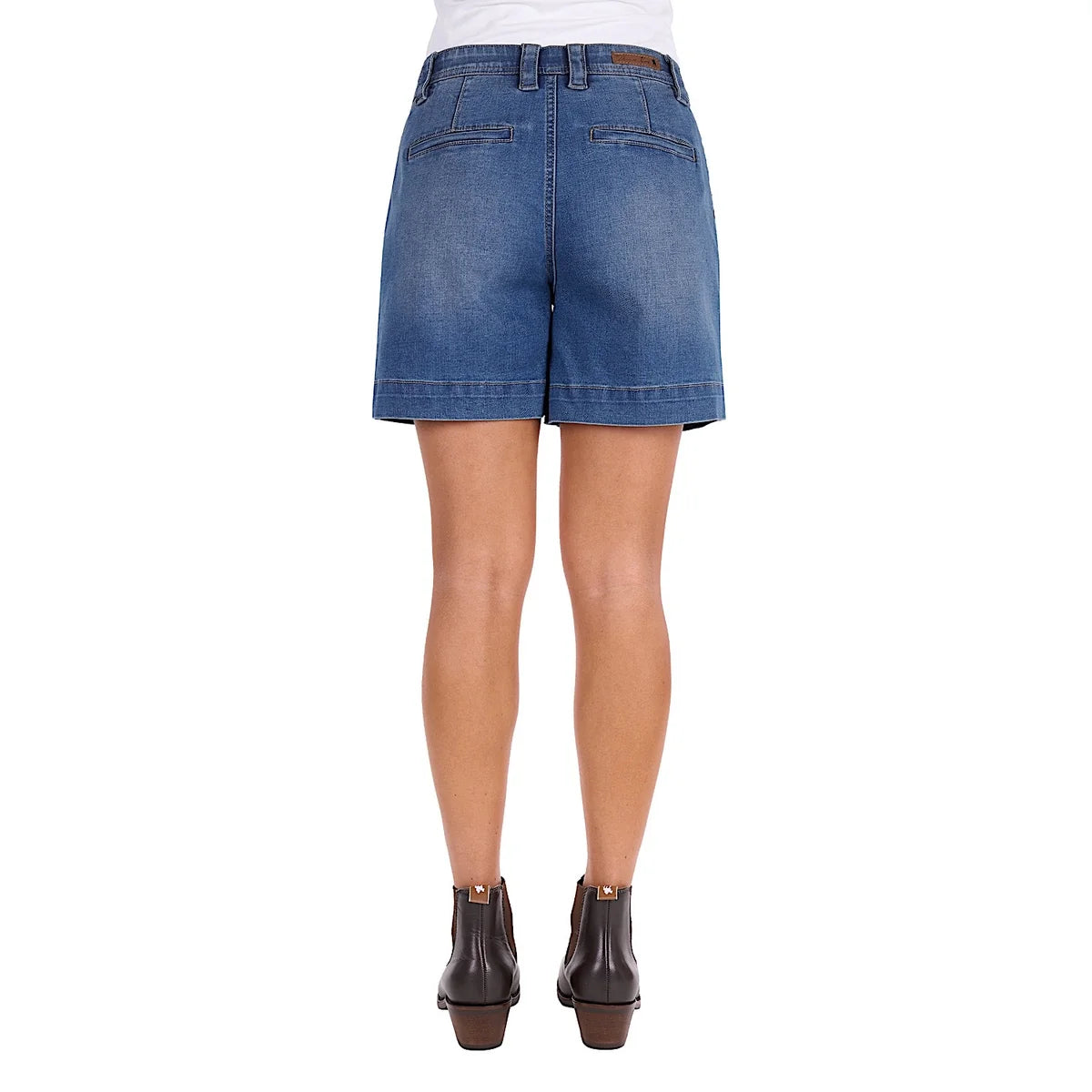 Thomas Cook Annie Denim Short | Mid Wash