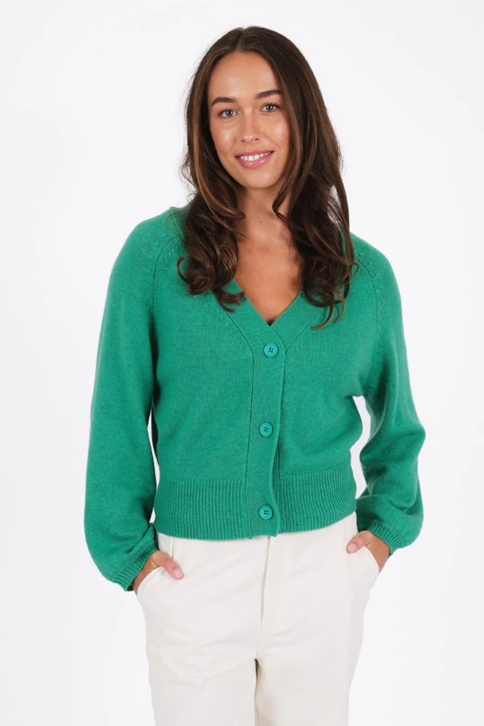 TITCHIE COLLIDE CARDI GREEN