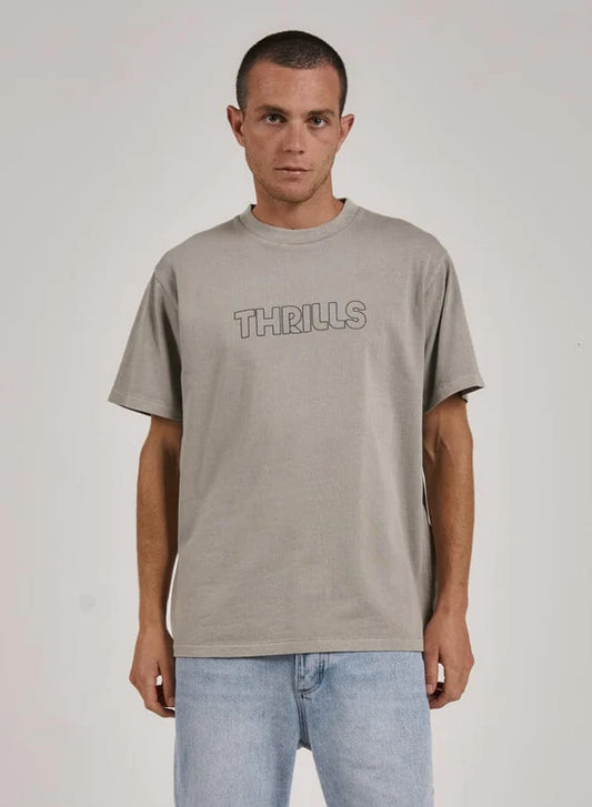 THRILLS GOING THE DISTANCE MERCH FIT TEE FOG