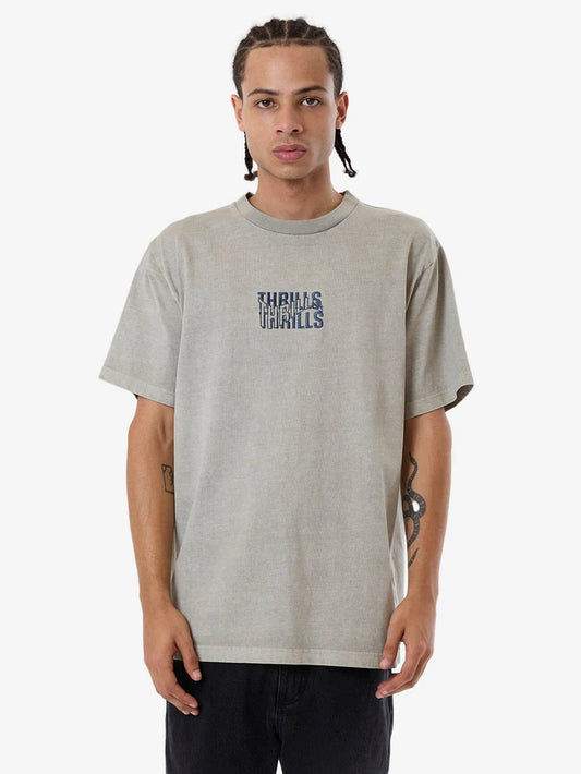 THRILLS WARPED STATE MEBRO MERCH FIT TEE FOG