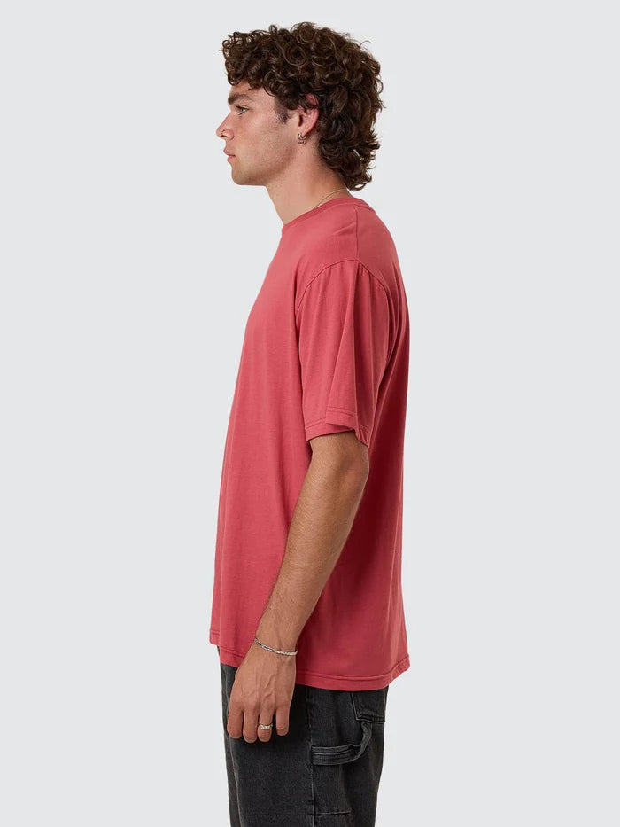 THRILLS MINIMAL THRILLS MERCH FIT TEE REDWOOD