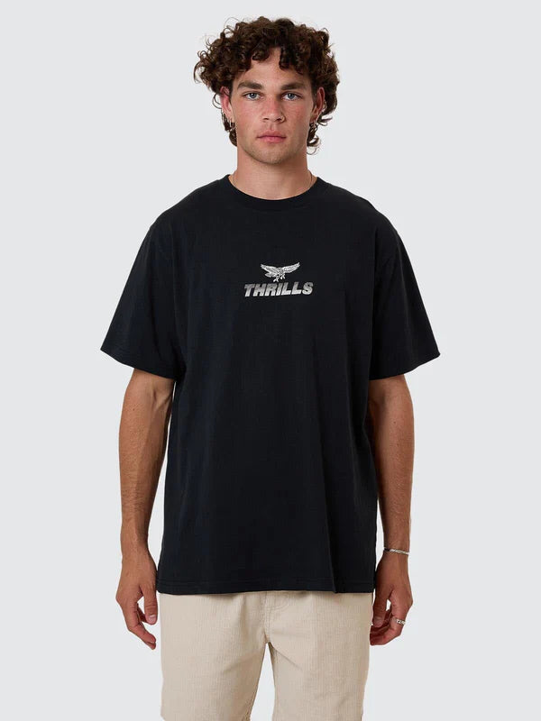 THRILLS PARADISE BEFORE ANARCHY MERCH FIT TEE WASHED BLACK