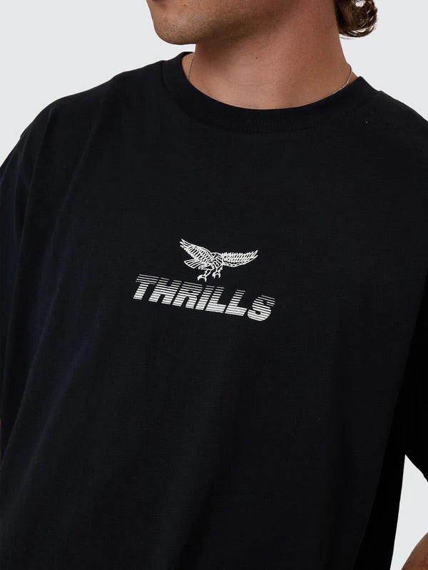 THRILLS PARADISE BEFORE ANARCHY MERCH FIT TEE WASHED BLACK