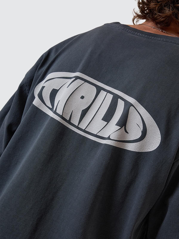 THRILLS SHADOWLESS OVERSIZE FIT TEE SMOG