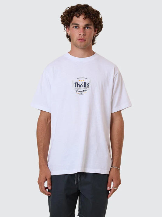 THRILLS OG STRENGTH MERCH FIT TEE WHITE