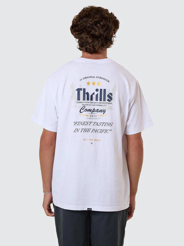 THRILLS OG STRENGTH MERCH FIT TEE WHITE
