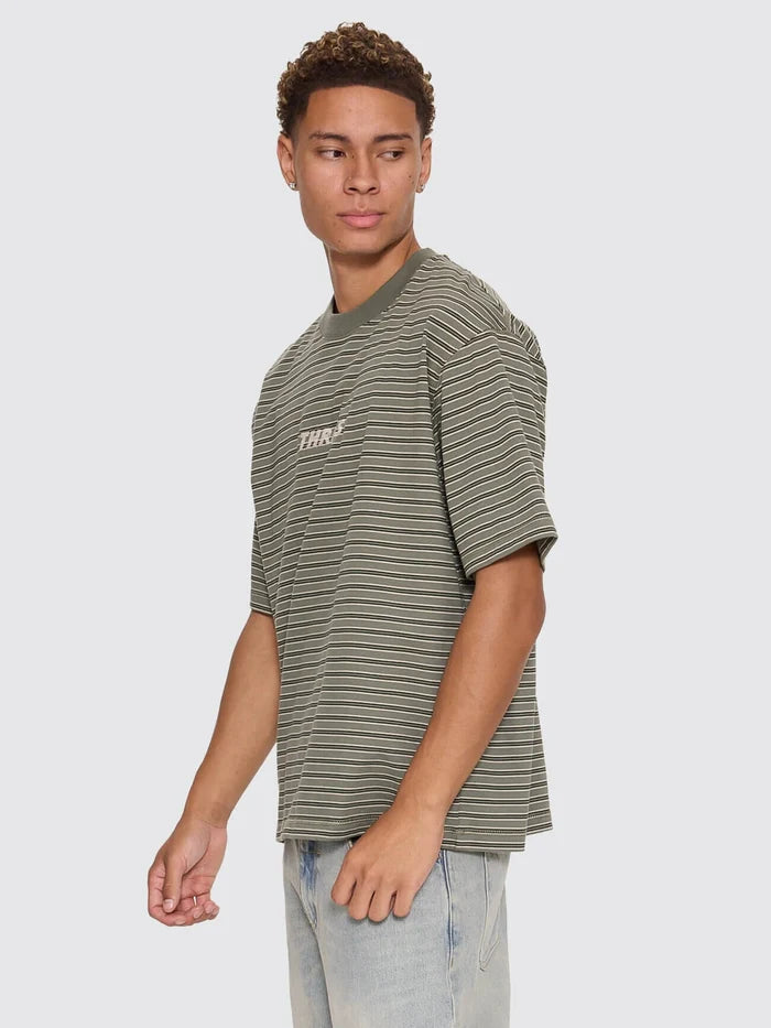 Thrills Built To Last Stripe Oversize Box Crop Tee | Beetle