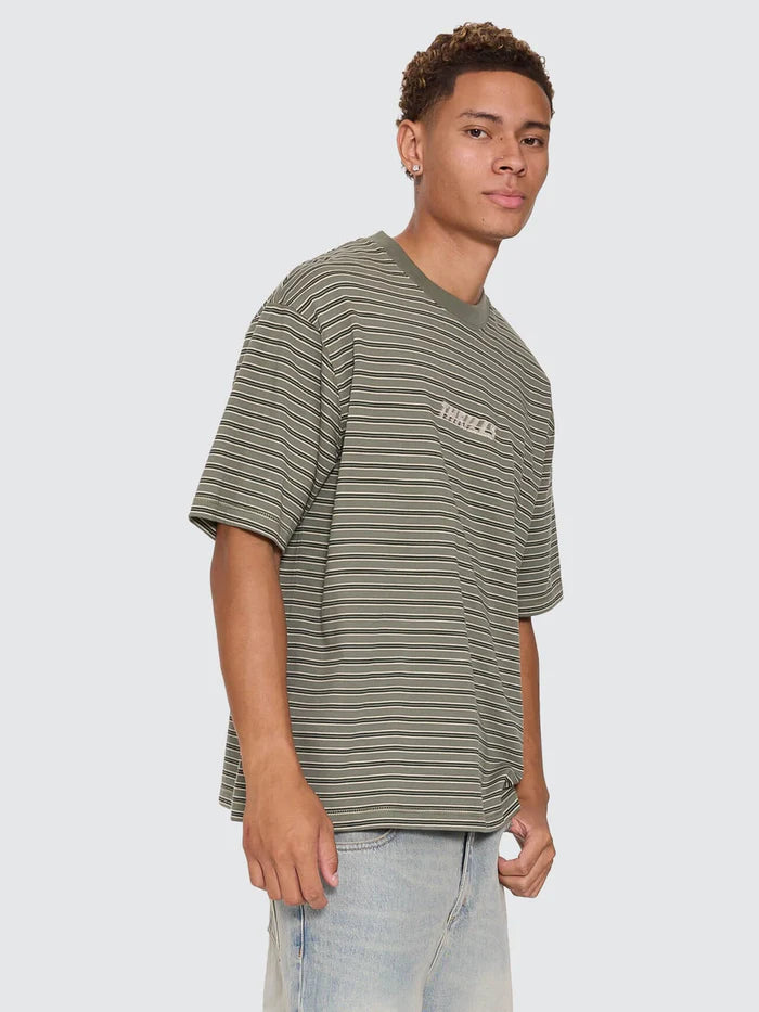 Thrills Built To Last Stripe Oversize Box Crop Tee | Beetle