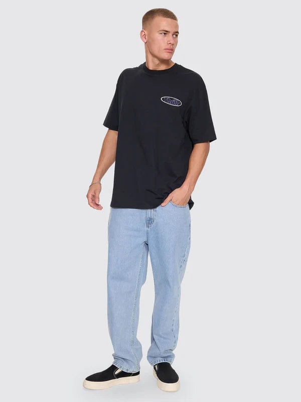 Thrills Val For The Win Oversized Tee | Faded Black