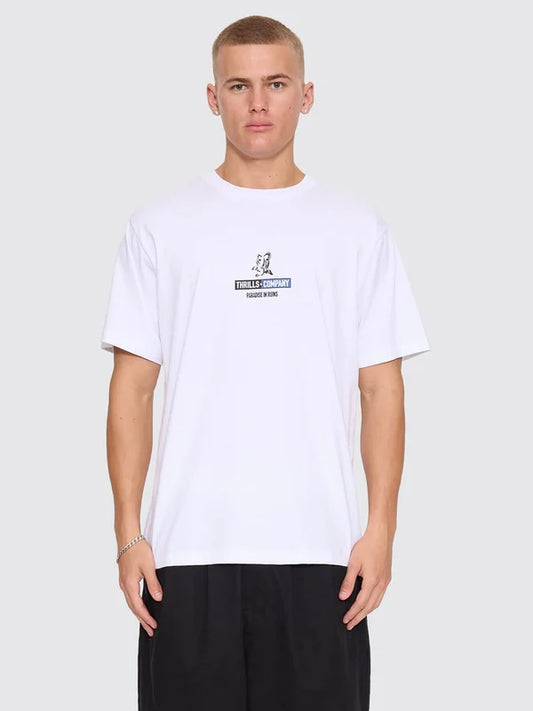 Thrills Risen Merch Tee | White