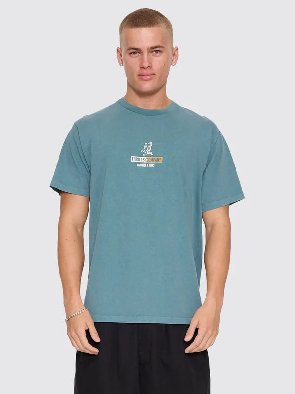Thrills Risen Merch Tee | Troppo Teal