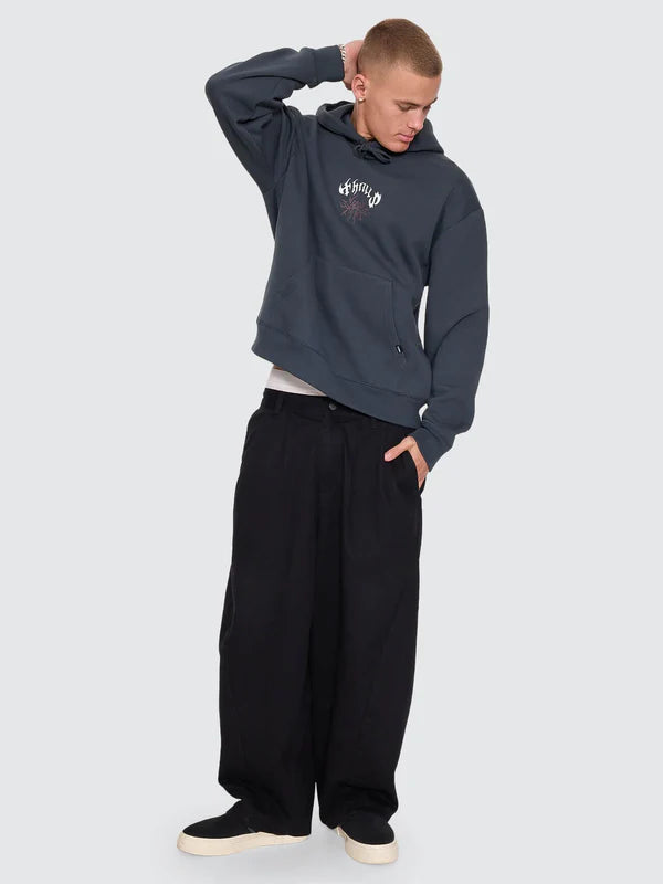 Thrills Stagger Slouch Pull On Cropped Hood | Petrol