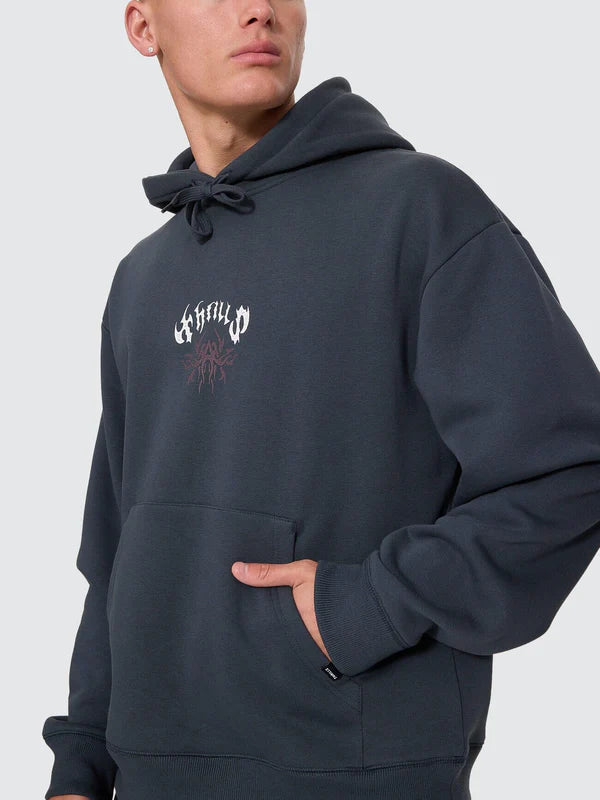 Thrills Stagger Slouch Pull On Cropped Hood | Petrol