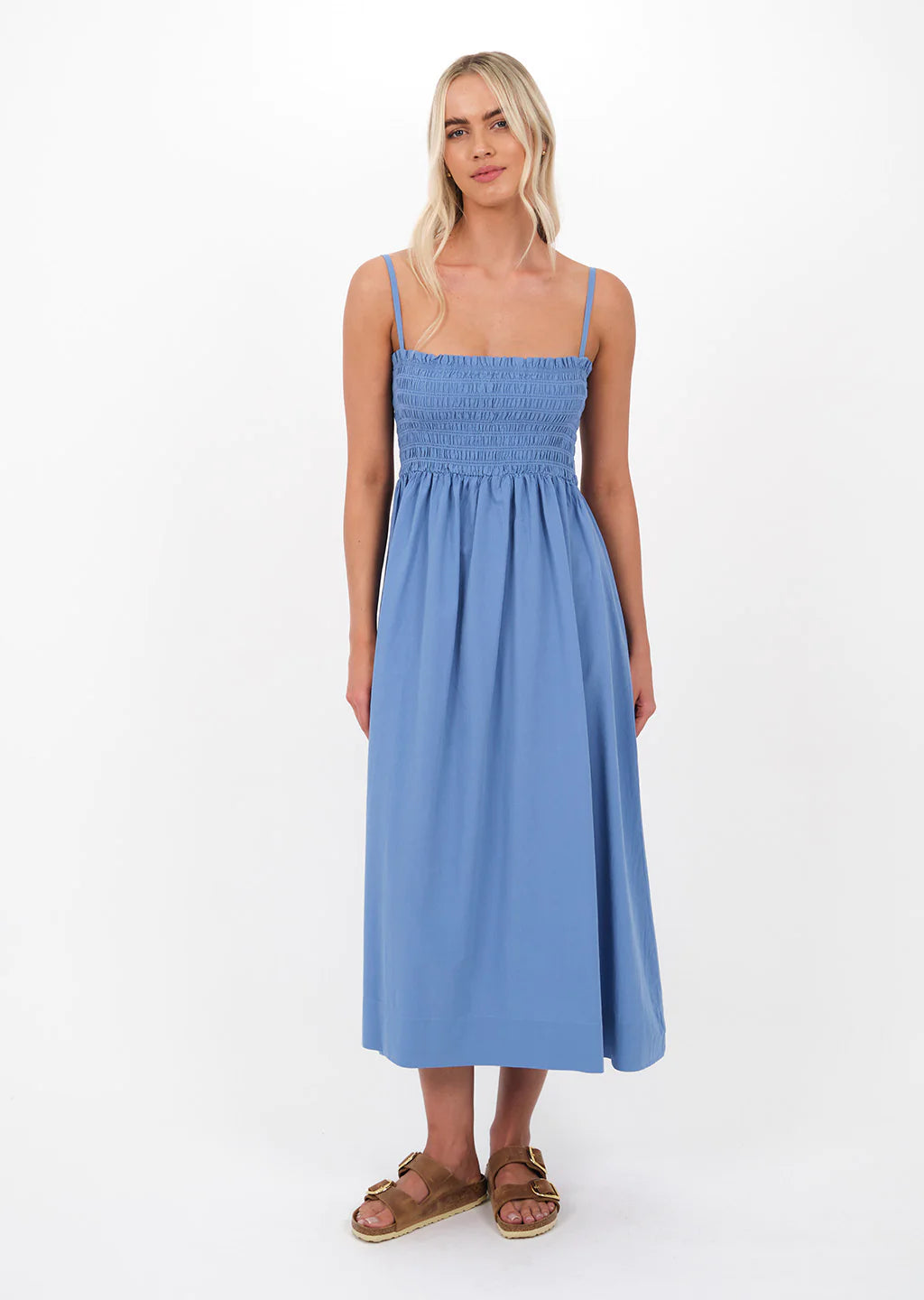 TITCHIE CINDY DRESS DUSK BLUE