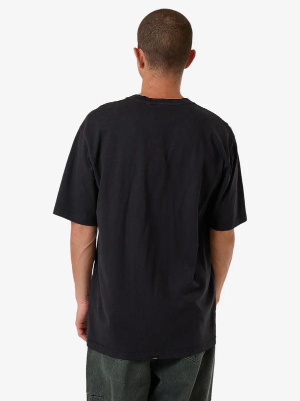 THRILLS NATURAL THRILLS OVERSIZE FIT TEE BLACK