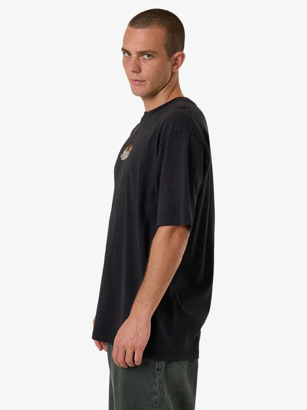 THRILLS NATURAL THRILLS OVERSIZE FIT TEE BLACK