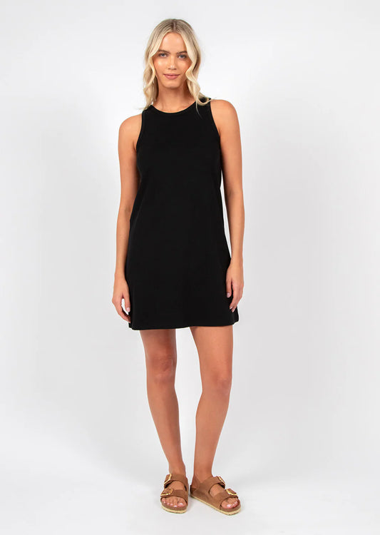 TITCHIE TEASER MINI DRESS BLACK