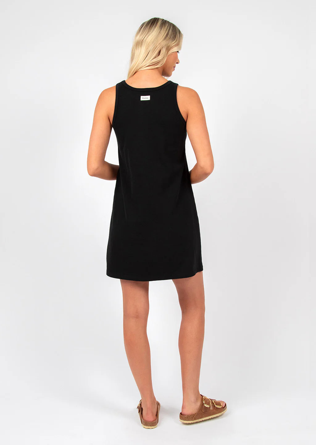 TITCHIE TEASER MINI DRESS BLACK