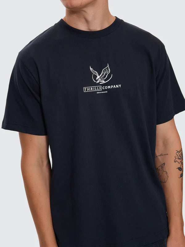THRILLS GLORY MERCH FIT TEE WASHED BLACK
