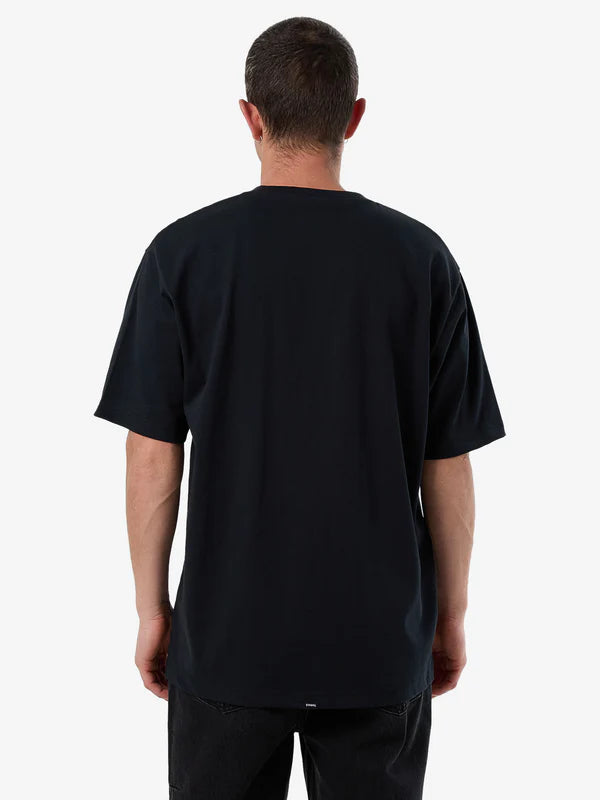 THRILLS FORTUNE FAVORS EMBRO OVERSIZE FIT TEE WASHED BLACK