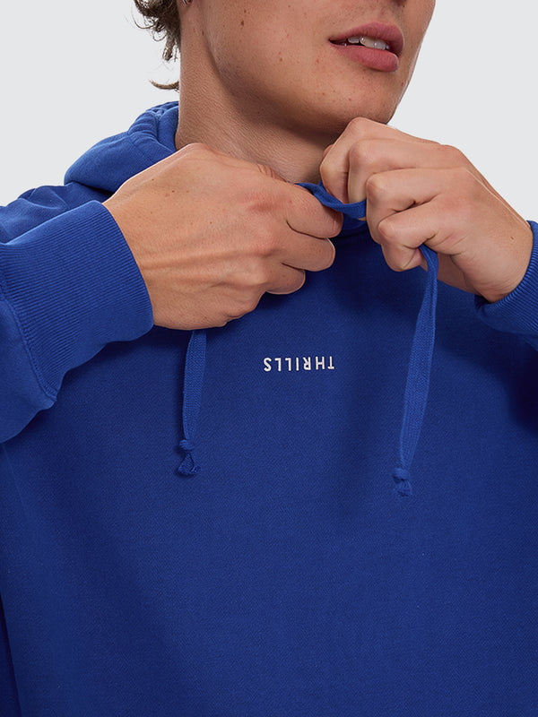 THRILLS MINIMAL THRILLS SLOUCH PULL ON HOOD NEW ROYAL
