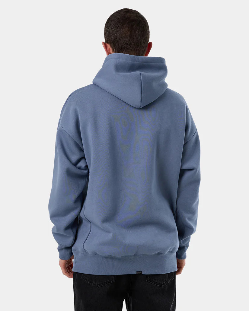 THRILLS PAID IN FULL SLOUCH PULL ON HOOD RUSTIC BLUE