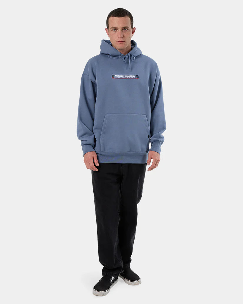 THRILLS PAID IN FULL SLOUCH PULL ON HOOD RUSTIC BLUE