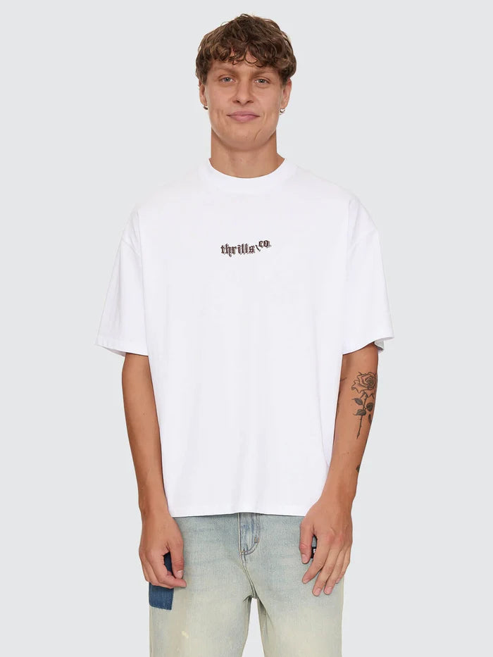 Thrills New Delusions Box Fit Oversize Tee | White
