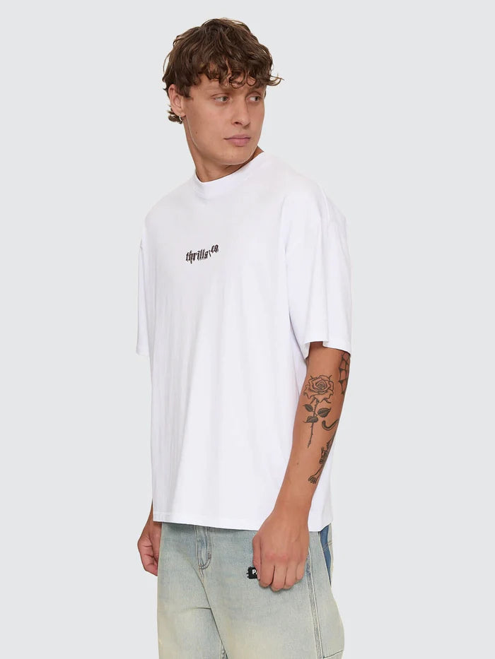 Thrills New Delusions Box Fit Oversize Tee | White