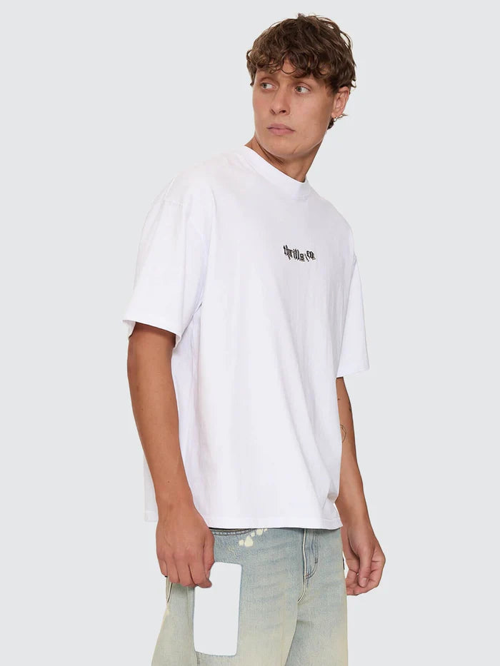 Thrills New Delusions Box Fit Oversize Tee | White
