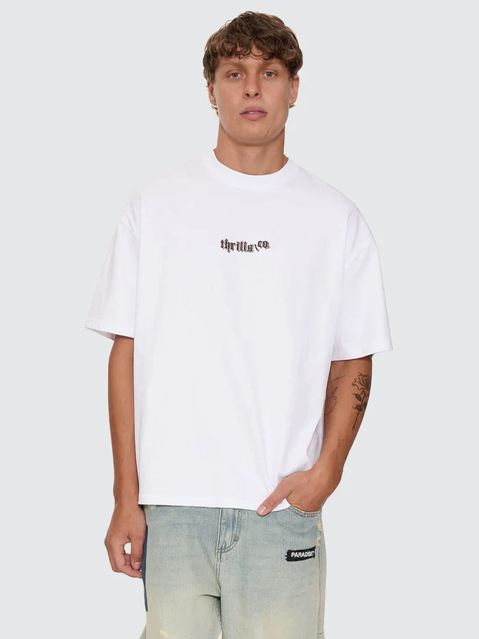 Thrills New Delusions Box Fit Oversize Tee | White