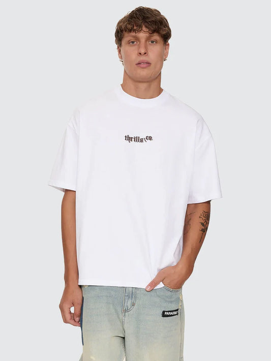Thrills New Delusions Box Fit Oversize Tee | White