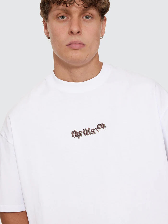 Thrills New Delusions Box Fit Oversize Tee | White