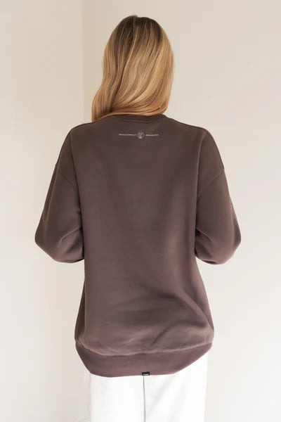 Thrills Take It Easy Slouch Crew | Clay Smoke