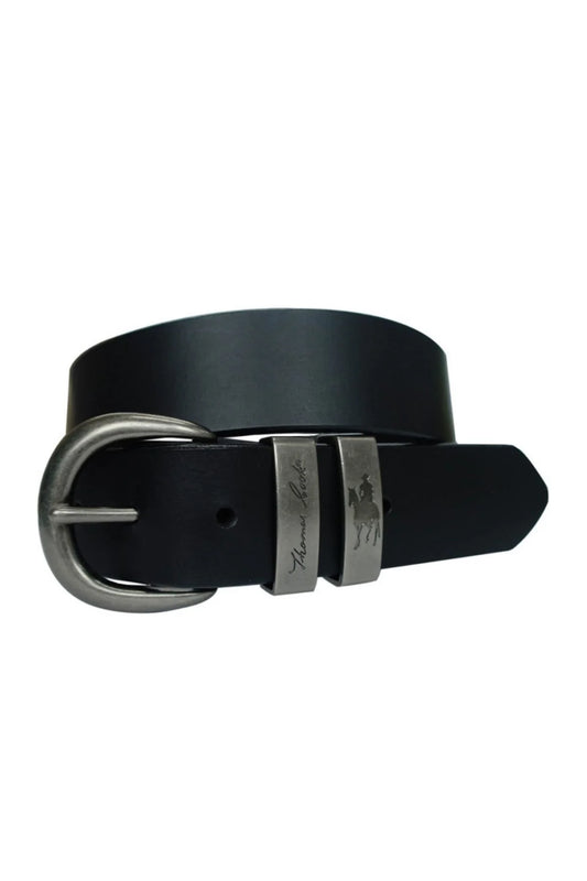 Thomas Cook Silver Twin Keeper Belt | Black