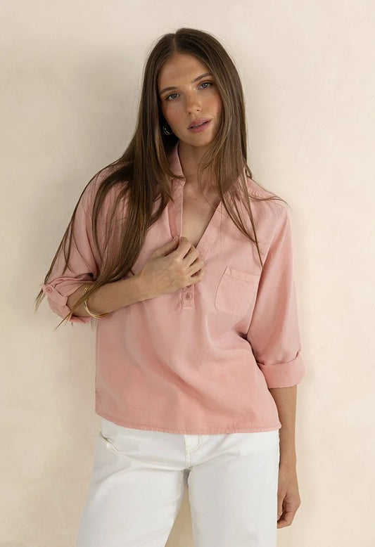 Humidity Leni Shirt | Peony